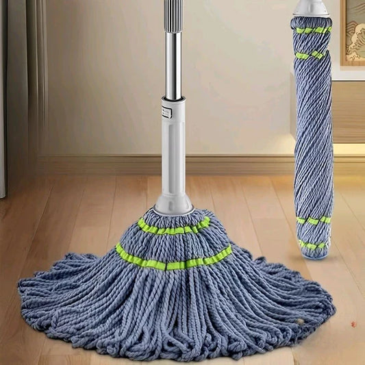 Microfiber Green Mop Wet and Dry for Bathroom, Office, Home Use