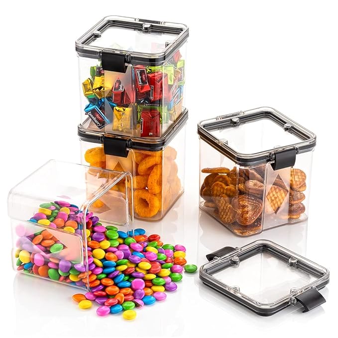 Air-Tight Kitchen Storage Containers (Pack of 8 Pieces)