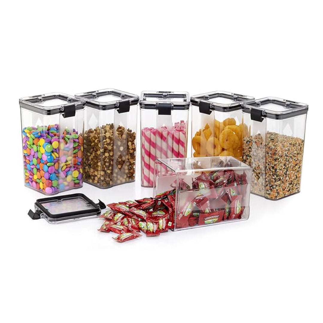 Air-Tight Kitchen Storage Containers (Pack of 8 Pieces)