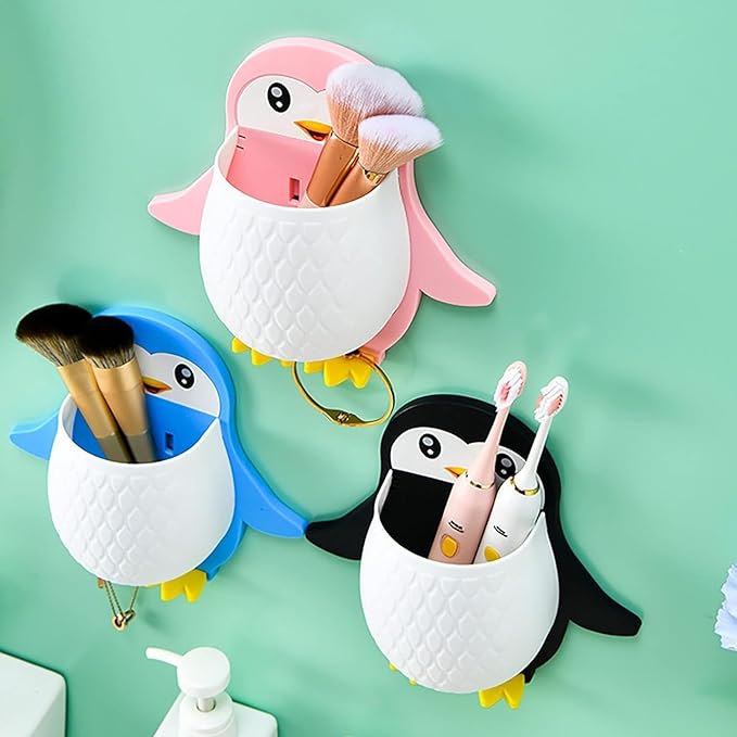 Penguin Wall Mounted Multipurpose Holder (Pack Of 3)