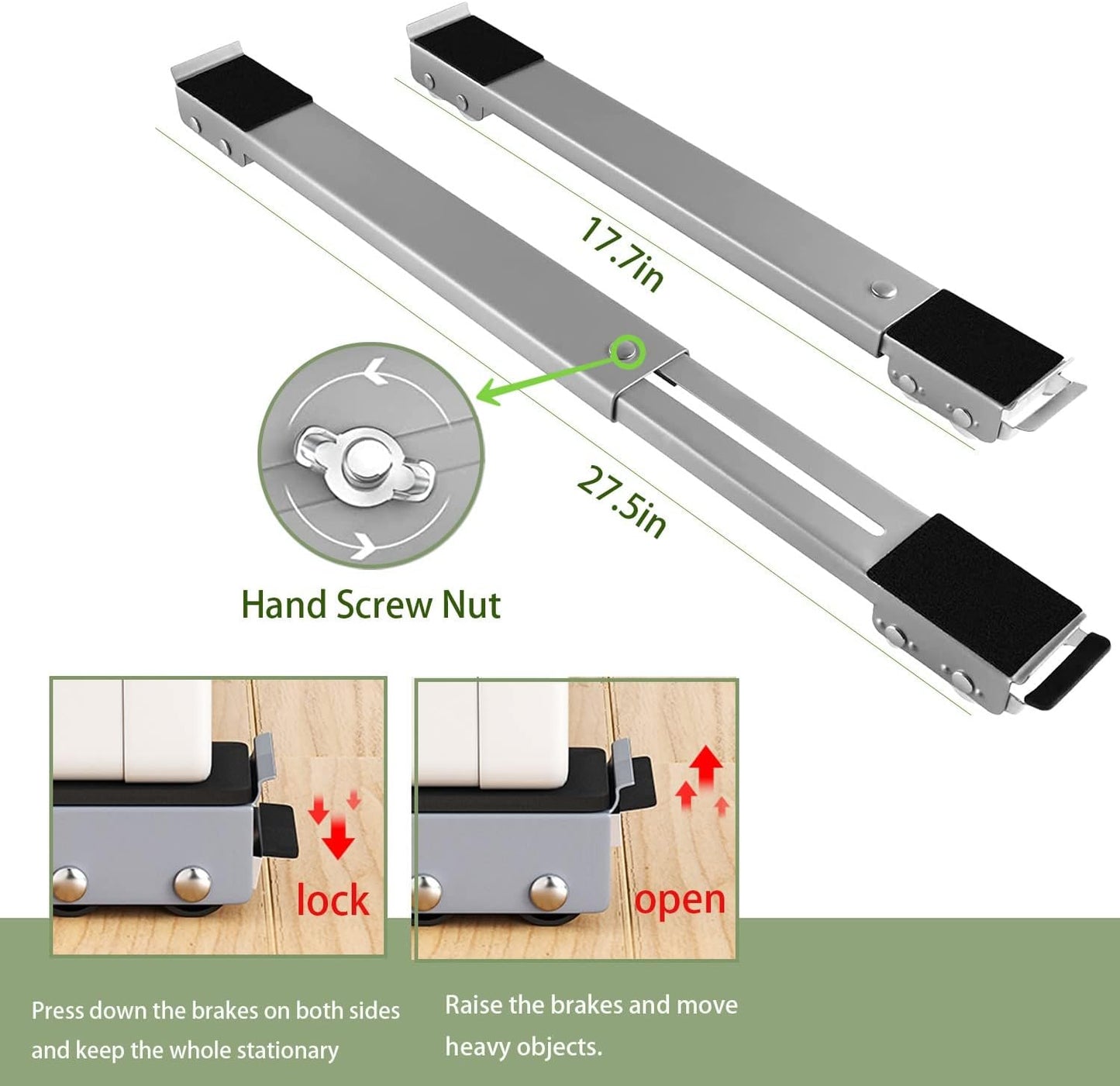 Heavy appliances Mover Tool (Adjustable & Holds upto 300 kg)